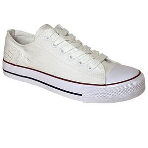 Dek Womens/Ladies Canvas Sneaker Shoe / White